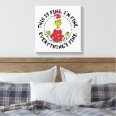 Toile Grinch | Tout va bien (Insitu(Chambre))