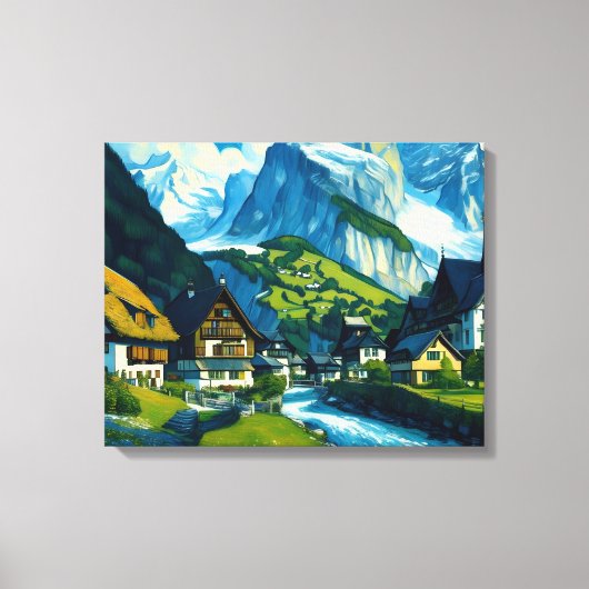 Toile Grindelwald Suisse Art (Recto)