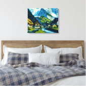 Toile Grindelwald Suisse Art (Insitu(Chambre))