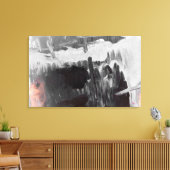 Toile Gris Abstrait (Insitu(Salon))