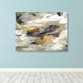 Toile Gris Abstrait neutre | Silvia Vassileva (Insitu (Plancher de Bois))