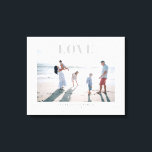 Toile Gris Big Love Memory Event Photo Canvas Imprimer<br><div class="desc">Un message gris doux de texte d'Amour recouvre votre photo préférée avec du texte customisé ci-dessous pour commémorer un moment familial spécial comme un mariage, un fiançailles, une réunion et plus encore. Téléchargez une grande image haute résolution pour créer votre propre art mural unique et garder vivante la mémoire de...</div>