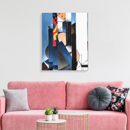 Toile Gris - Guitare, (Insitu(Salon))