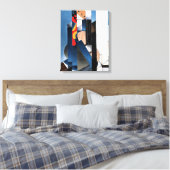 Toile Gris - Guitare, (Insitu(Chambre))