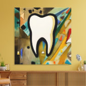 Toile Gris polychromatique (Insitu(Salon))