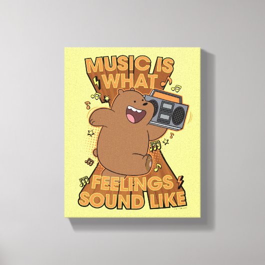 Toile Grizz - Music is What Feelings Sound Like (Recto)