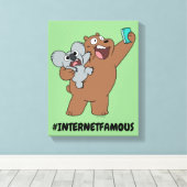Toile Grizz & Nom Nom - #InternetFamous (Insitu (Plancher de Bois))
