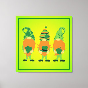 Toile Grnomes de la Saint Patrick