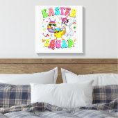 Toile Groovy Funny Rabbit Egg Chick Easter Squad Day Men (Insitu(Chambre))
