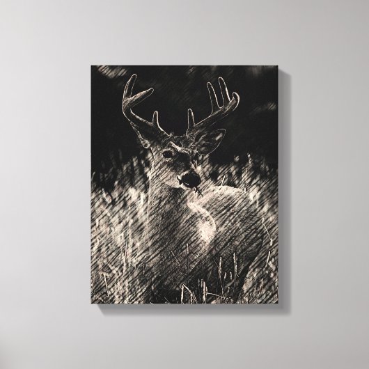 Toile Gros Canvas Buck Imprimer (Recto)