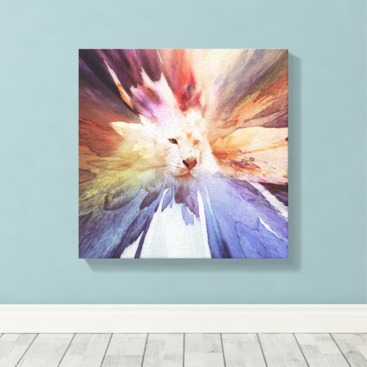 Toile Gros chat (Insitu (Plancher de Bois))