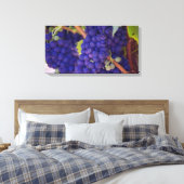 Toile Gros pépin de raisins pourpres juteux (Insitu(Chambre))