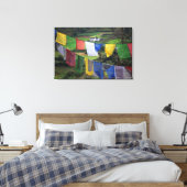 Toile Gros plan de drapeaux de prière (Insitu(Chambre))