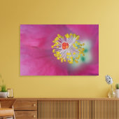 Toile Gros plan de l'étamine d'Hibiscus, Hibiscus (Insitu(Salon))