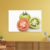 Toile Gros plan de trois tomates (Insitu(Salon))