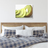 Toile Gros plan des tranches de kiwi (Insitu(Chambre))