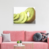 Toile Gros plan des tranches de kiwi (Insitu(Salon))