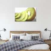 Toile Gros plan des tranches de kiwi (Insitu(Chambre))