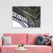 Toile Gros plan Détail Tour Eiffel Paris Architecture (Insitu(Salon))