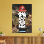 Toile Gros plan d'une borne d'incendie (Insitu(Salon))