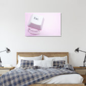 Toile Gros plan d'une clé de secours (Insitu(Chambre))