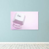 Toile Gros plan d'une clé de secours (Insitu (Plancher de Bois))