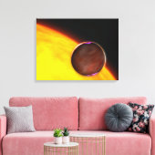 Toile Gros plan d'une planète extrasolaire (Insitu(Salon))