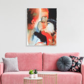 Toile Gros plan Kiss 1988 (Insitu(Salon))