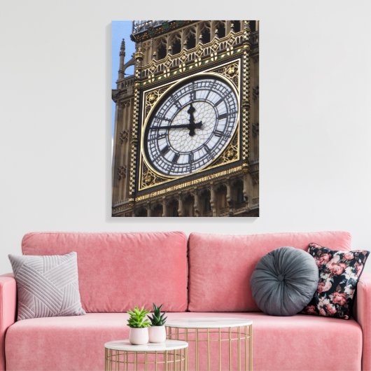 Toile Gros plan sur Big Ben London Travel (Insitu(Salon))