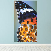 Toile Gros plan sur des ailes de papillon (Insitu (Plancher de Bois))
