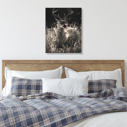 Toile Grosses prairies Buck Stretted Canvas Imprimer (Insitu(Chambre))