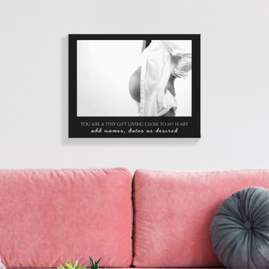 Toile Grossesse Photo Tir Maternité Couple Keepsaké (Insitu(Salon))