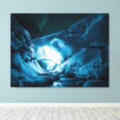 Toile grotte de glace géante (Insitu (Plancher de Bois))