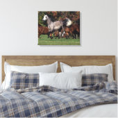 Toile Groupe de Chevaux arabes en course (Insitu(Chambre))