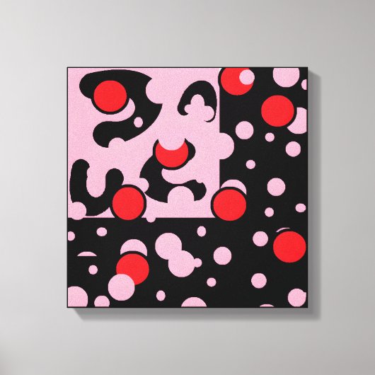 Toile Groupe de Nuages de Ballons (Recto)