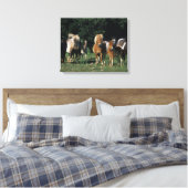 Toile Groupe de poulains miniatures (Insitu(Chambre))