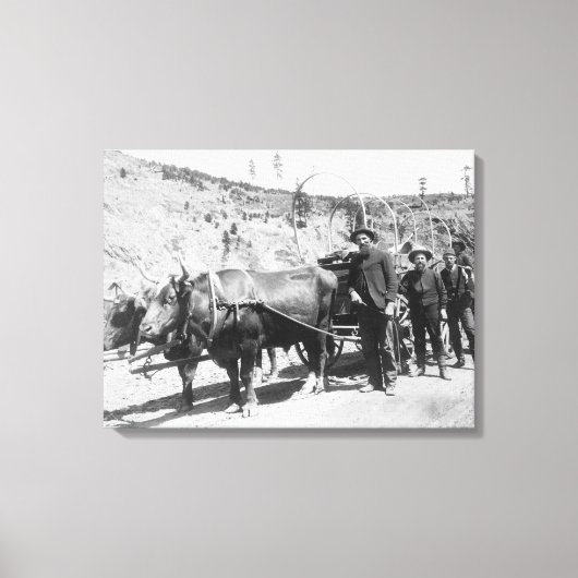 Toile Groupe de prospecteurs d'or Photographie (Recto)