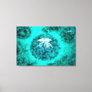 Toile Groupe de virus de H5N1 avec la vue vitreuse 2