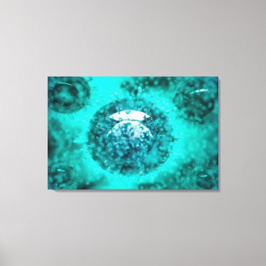 Toile Groupe De Virus H5N1 Avec Vue Glasseuse 2 (Recto)