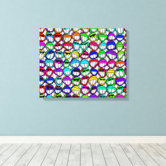 TOILE GROUPE D'FACES COOL (Insitu (Plancher de Bois))