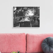 Toile Groupe Manger de grandes pièces de pastèque (Insitu(Salon))