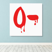 Toile Groupe Sanitaire O- Hôpital Négatif #Horror (Insitu (Plancher de Bois))