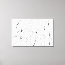 Grue minimaliste et herbe haute