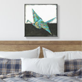 Toile Grue Origami aux motifs floraux (Insitu(Chambre))