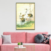 Toile Grues orientales au bord de l'eau (Insitu(Salon))