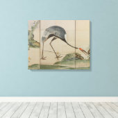 Toile Grues, pins et bambou (Insitu (Plancher de Bois))