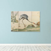 Toile Grues, pins et bambou (Insitu (Plancher de Bois))