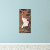 Toile Grues, Watanabe Shuseki Art Japonais (Insitu (Plancher de Bois))