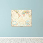 Toile Grund u Boden - Carte de l'Atlas du Sol (Insitu (Plancher de Bois))