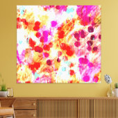 Toile Grunge couleur point texture arrière - plan (Insitu(Salon))